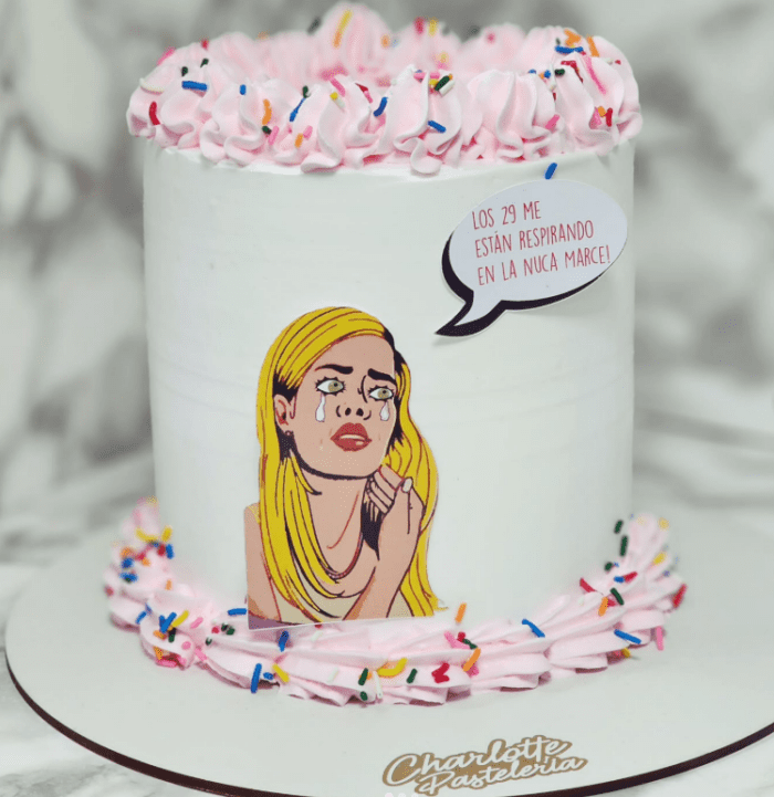 Torta Alta con Impresión - Image 3