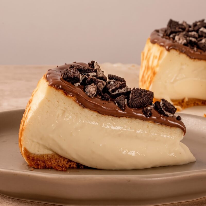 Torta Vasca de Nutella Oreo